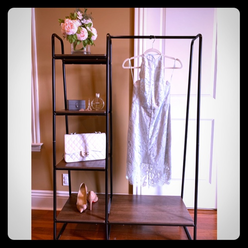 Lover Affinity Lace Halter in Mist, Sz 4, NWT